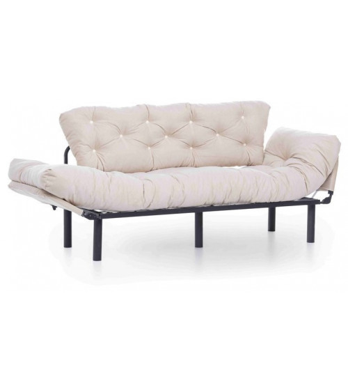 Ensemble canapé triple convertible et fauteuil NITTA en plusieurs couleurs