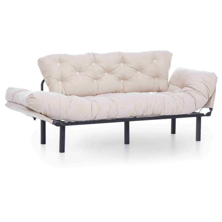 Ensemble canapé 3 places convertible et fauteuil convertible NITTA en plusieurs couleurs