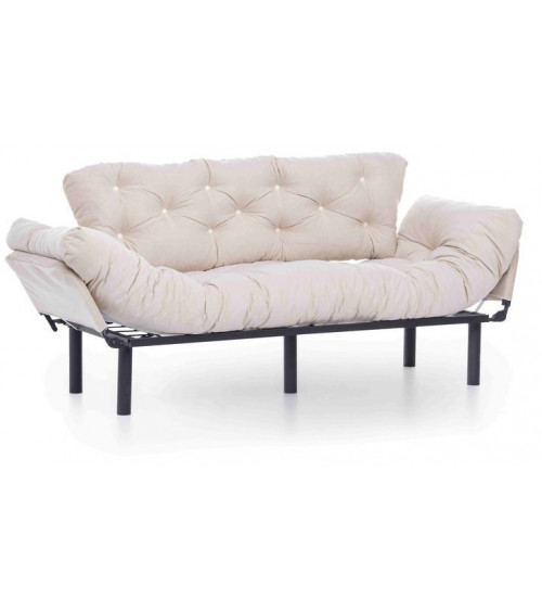 Ensemble canapé triple convertible et fauteuil NITTA en plusieurs couleurs