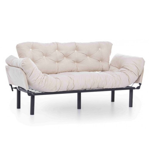 Ensemble canapé triple convertible et fauteuil NITTA en plusieurs couleurs