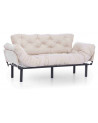 Ensemble canapé triple convertible et fauteuil NITTA en plusieurs couleurs
