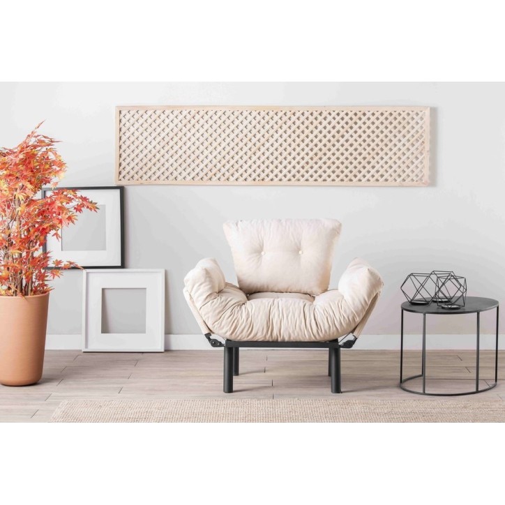 Ensemble canapé 3 places convertible et fauteuil convertible NITTA en plusieurs couleurs
