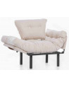 Ensemble canapé triple convertible et fauteuil NITTA en plusieurs couleurs