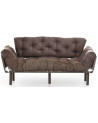 Ensemble canapé triple convertible et fauteuil NITTA en plusieurs couleurs