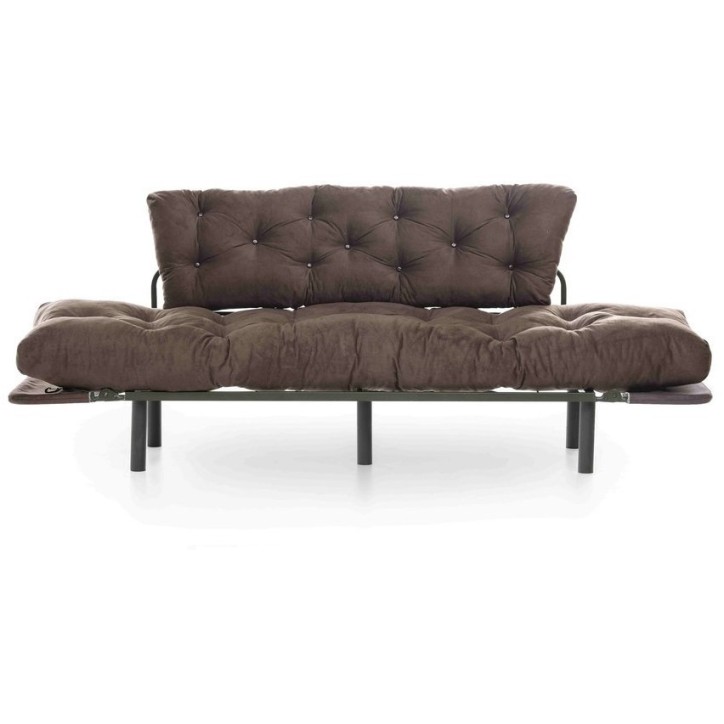 Ensemble canapé 3 places convertible et fauteuil convertible NITTA en plusieurs couleurs