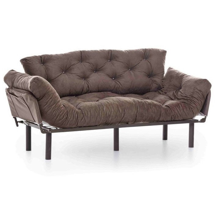 Ensemble canapé 3 places convertible et fauteuil convertible NITTA en plusieurs couleurs