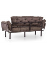 Ensemble canapé triple convertible et fauteuil NITTA en plusieurs couleurs