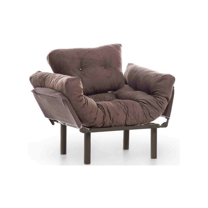 Ensemble canapé 3 places convertible et fauteuil convertible NITTA en plusieurs couleurs