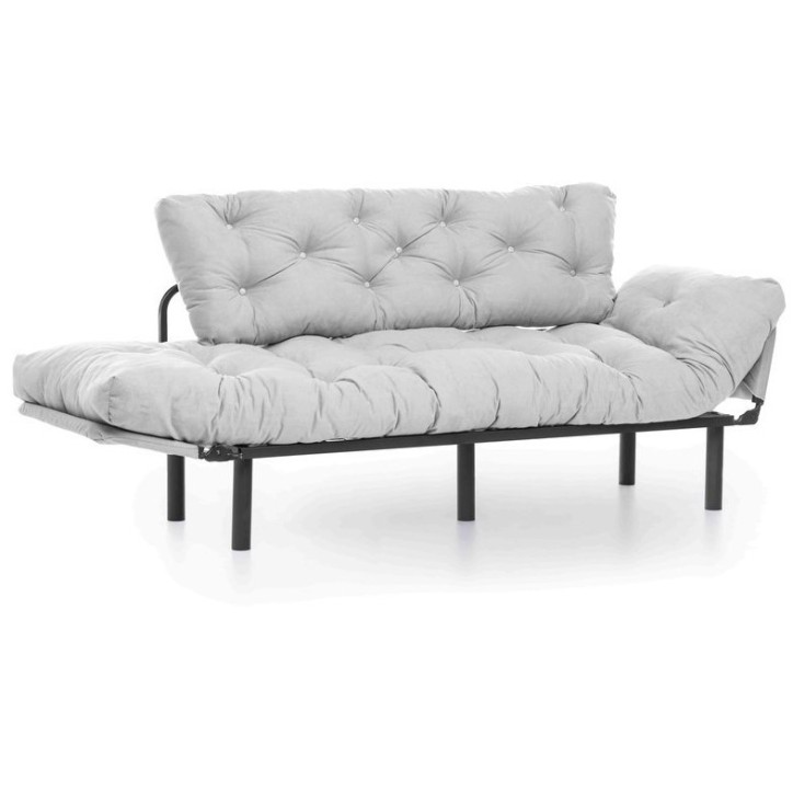 Ensemble canapé 3 places convertible et fauteuil convertible NITTA en plusieurs couleurs