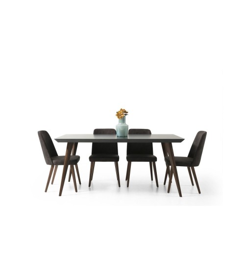 Salle à manger ASO bois et noir