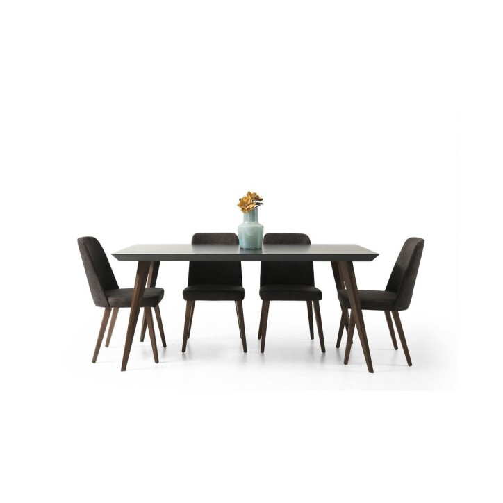 Salle à manger ASO bois et noir