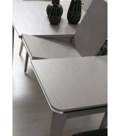 Salle à manger ASYA gris et métal