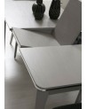 Salle à manger ASYA gris et métal