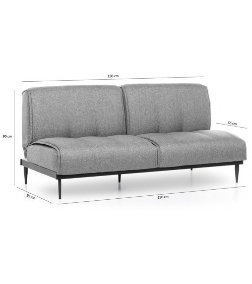 Canapé triple convertible ANTON en plusieurs couleurs