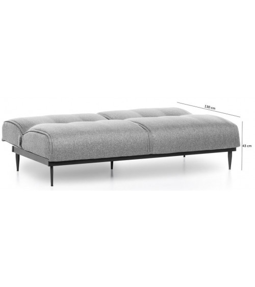 Canapé triple convertible ANTON en plusieurs couleurs