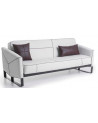 Canapé triple convertible GRACE crème