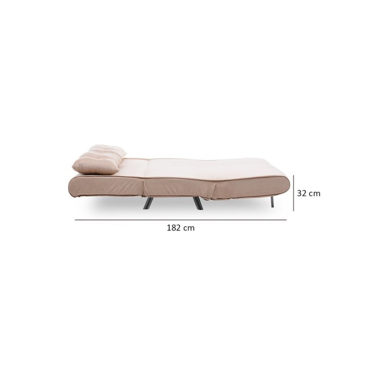 Canapé double convertible SANDO en plusieurs couleurs