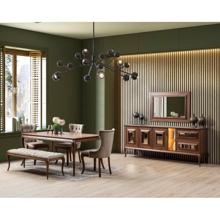 Salle à manger LUCAS noyer