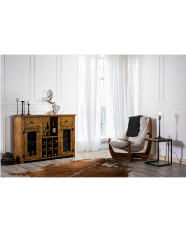 Armoire de rangement- buffet haut BIG BAR 137 x 100 cm bois