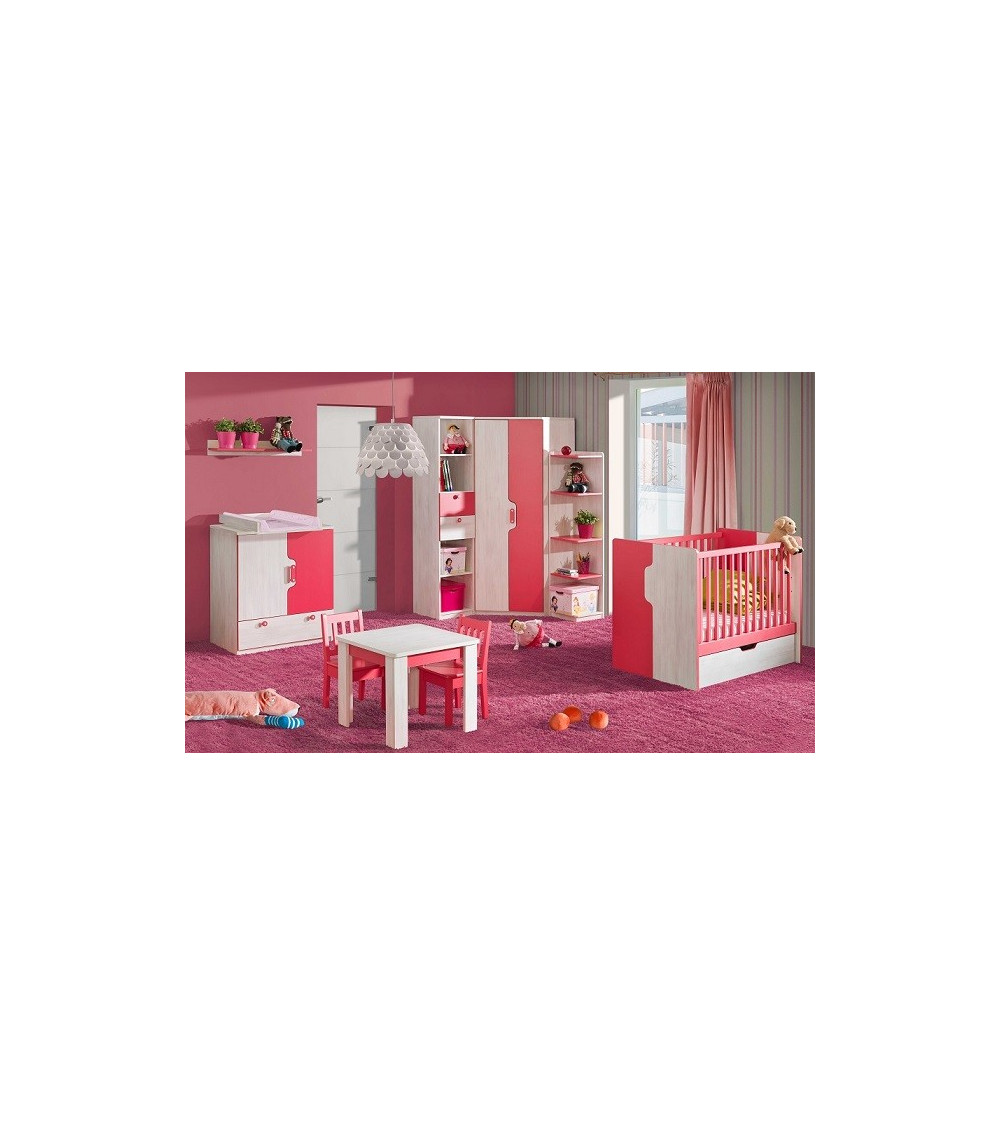 NUKI ledikant 60*120cm roze