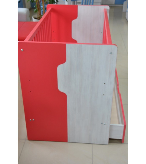 Culla NUKI 60 * 120cm rosa
