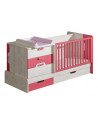 NUKI 5-in-1 wieg roze