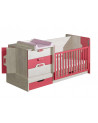 NUKI 5-in-1 wieg roze