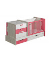 NUKI 5-in-1 wieg roze