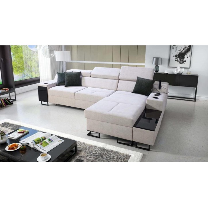 Hoekbank ALICANTE MINI 274 x 173 cm in verschillende kleuren