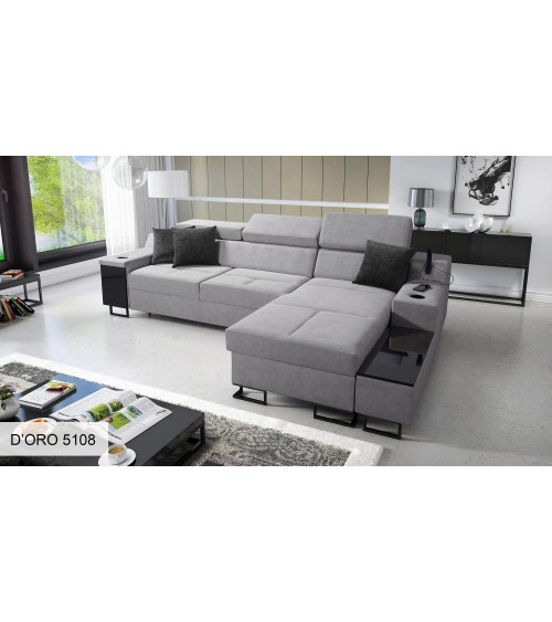 Canapé d'angle convertible ALICANTE MINI 274 x 173 cm