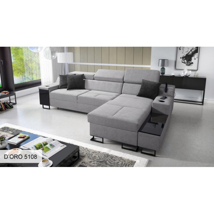 Hoekbank ALICANTE MAXI 293 x 185 cm in verschillende kleuren