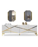 Buffet DIAMOND BLANC 4 portes 220 cm
