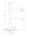 Mitigeur baignoire LUNA chromé