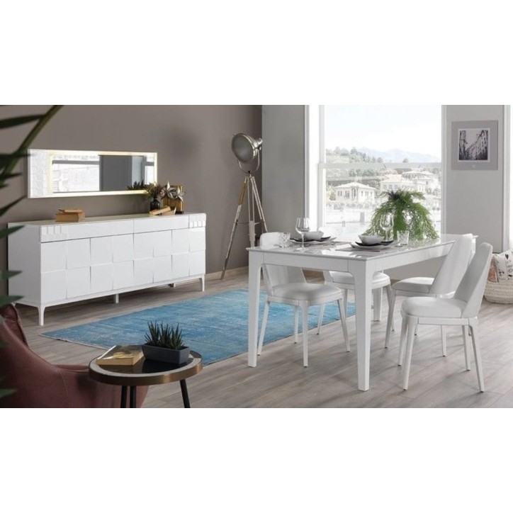 Salle à manger BERRAK Blanc