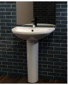 Vasque avec colonne OCEANUS COMPACT blanc