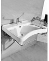 Lavabo PMR para personas con movilidad reducida GAIA blanco