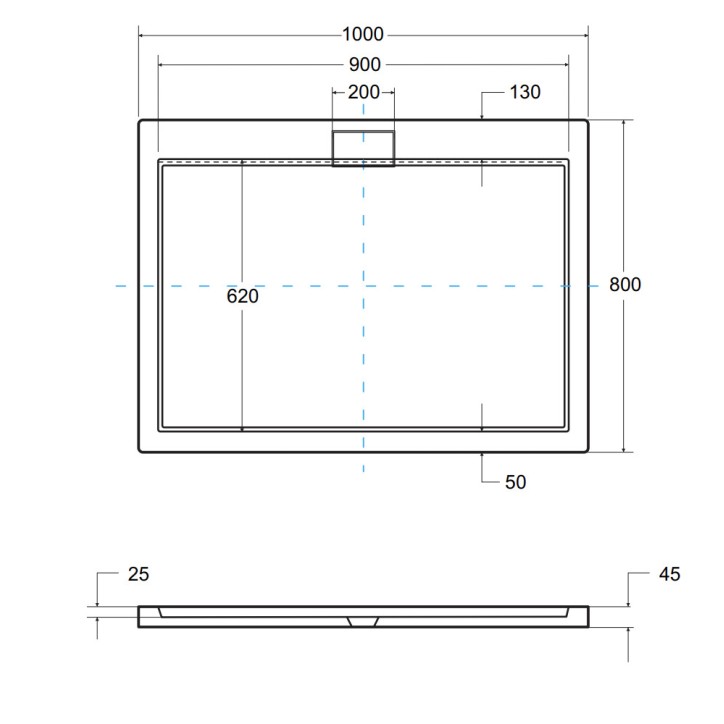 Receveur de douche extra-plat AXIM ULTRASLIM rectangulaire 100/110/120 x 80/90 cm effet pierre noire Receveur de douche extra-plat AXIM ULTRASLIM rectangulaire 100/110/120 x 80/90 cm effet pierre noire
