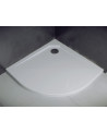 Receveur de douche extra-plat AXIM ULTRASLIM semi-circulaire 80x80 cm et 90x90 cm blanc