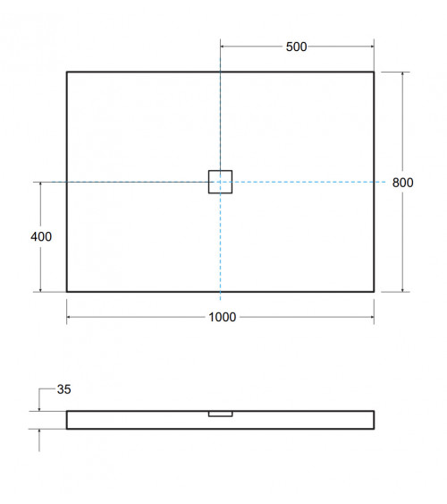 Piatto doccia extrapiatto NOX ULTRASLIM rettangolare 100/120/130/140 x 80/90 cm bianco