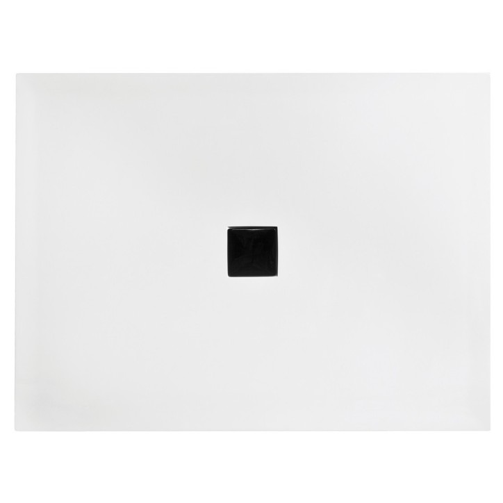 Plato de ducha extraplano NOX ULTRASLIM rectangular 100/120/130/140 x 80/90 cm blanco-negro