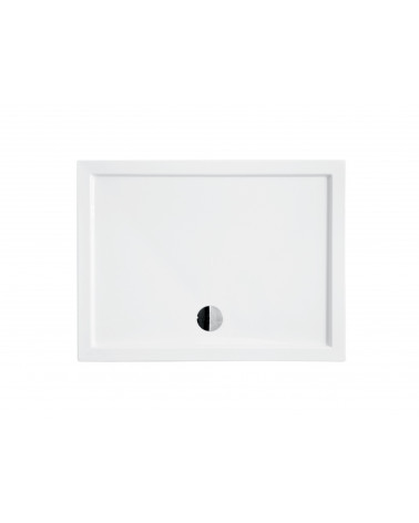 Base de duche extraplana ALPINA SLIMLINE retangular 100/120 x 80/90 cm branco