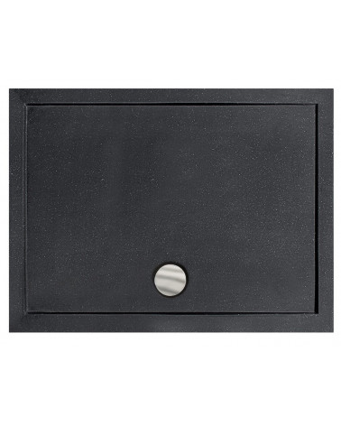Piatto doccia Barone 90x90x5.5 bianco rotondo acrilico di 1/4 cm