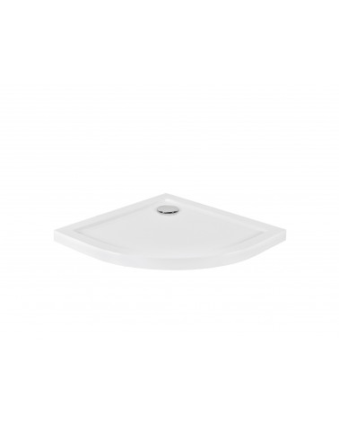 Plato de ducha extraplano ARON SLIMLINE semicircular 80x80 cm et 90x90 cm blanco