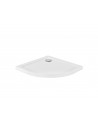Receveur de douche extra-plat ACSO ULTRASLIM semi-circulaire 80x80 cm et 90x90 cm blanc