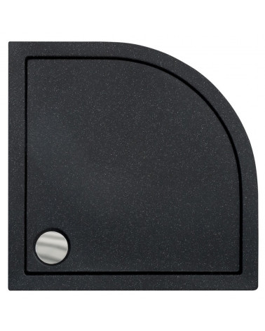 Receveur de douche extra-plat ACSO ULTRASLIM semi-circulaire 80x80 cm et 90x90 cm blanc