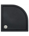 Receveur de douche extra-plat ACSO ULTRASLIM semi-circulaire 80x80 cm et 90x90 cm blanc