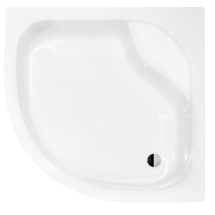 Base de duche semi-circular DIPER I 80x80 cm e 90x90 cm branco