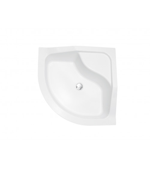 Piatto doccia semicircolare OLIVER II 80x80 cm e 90x90 cm bianco