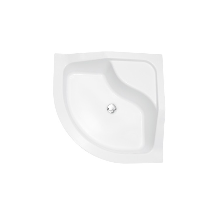 Plato de ducha OLIVER II semicircular 80x80 cm et 90x90 cm blanco
