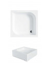 Receveur de douche ALEX semi-circulaire 70x70/80x80/90x90 cm blanc